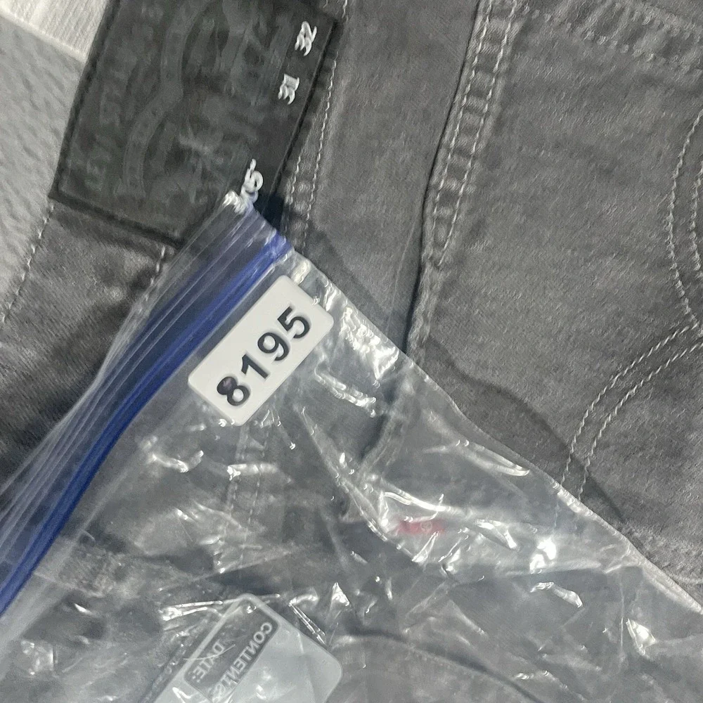 Levis Jeans Mens‎ 31x32 Gray Denim 511 Straight American Stretch Black Tab